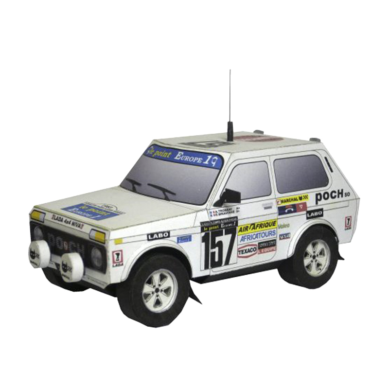 Art Craft Cardboard - Lada Niva 1983 4X4 1:32 Dakar