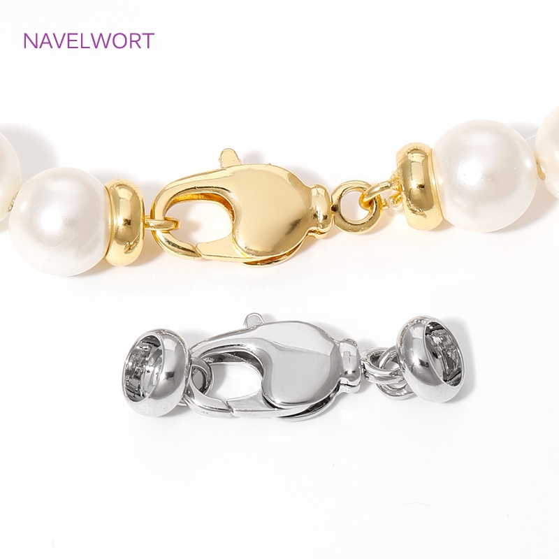 Art Craft Ideas - 18K ทองชุบทองเหลือง Clasps กุ้งก้ามกราม Connector, เครื่องประดับ