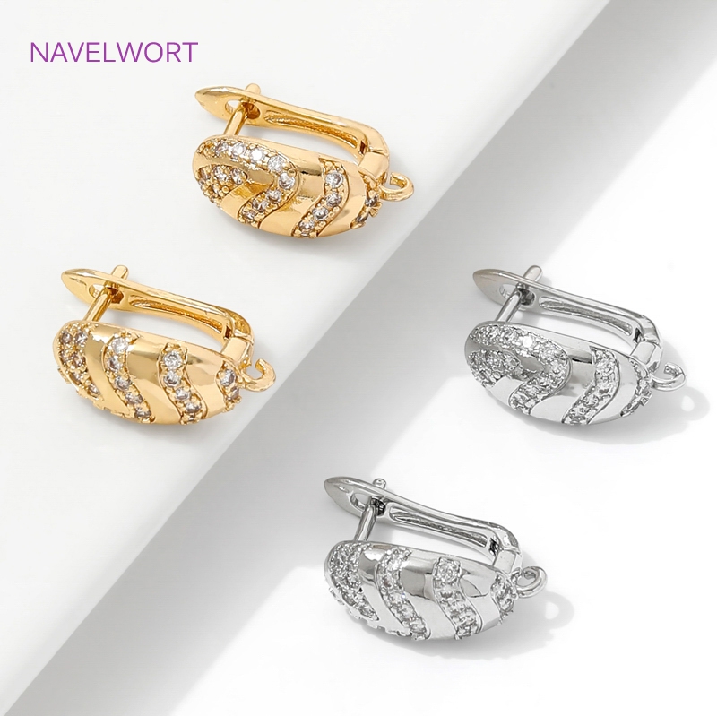 ทองเหลืองชุบทอง 18K Earwires F - Art Craft Ideas บทวิจารณ์และราคา