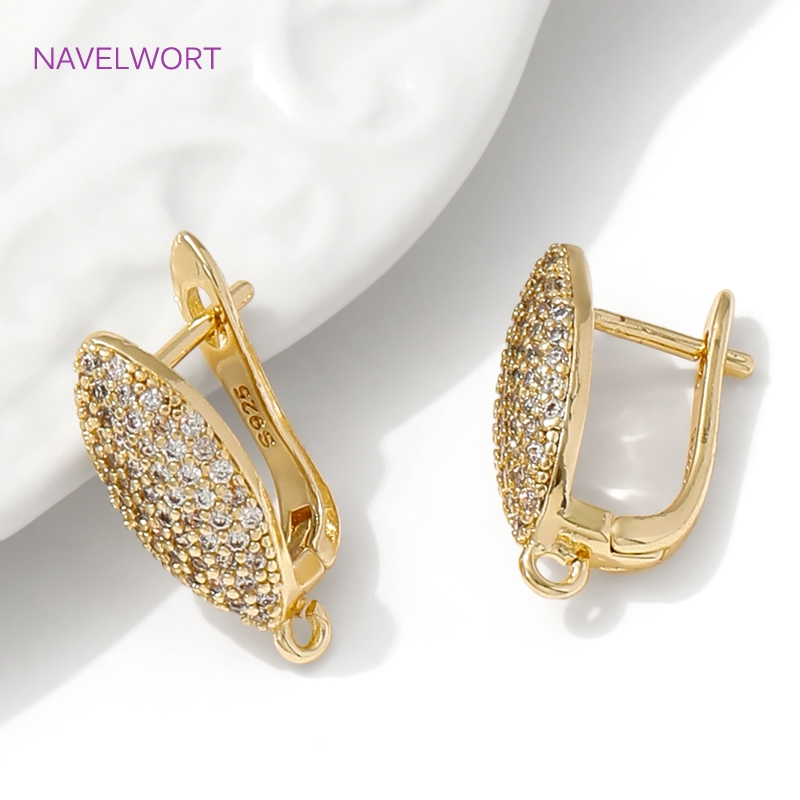ทองเหลืองชุบทอง 18K Earwires F - Art Craft Ideas บทวิจารณ์และราคา