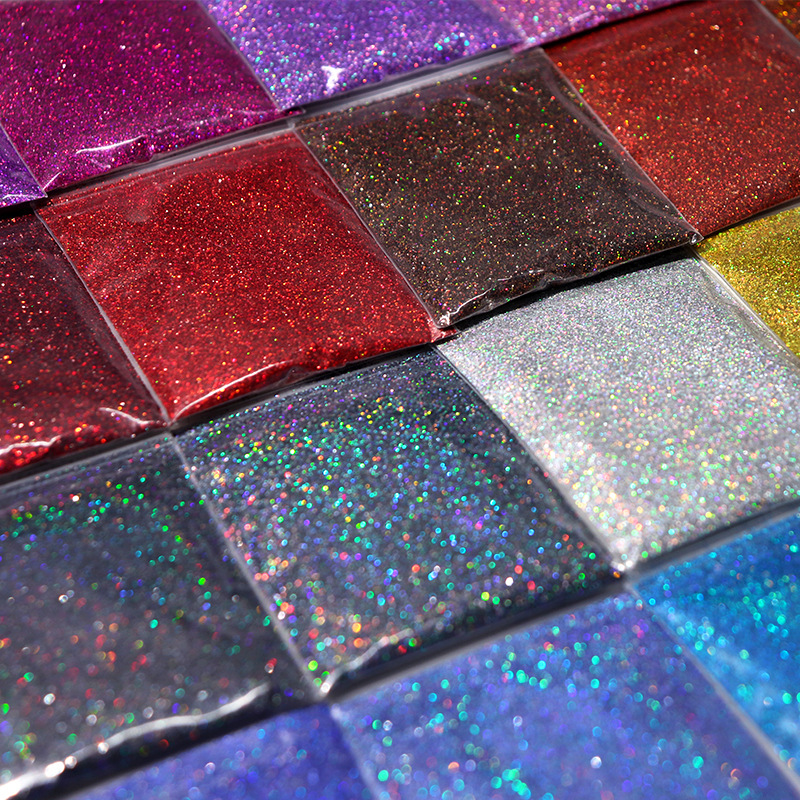 ผงกลิตเตอร์โฮโลแกรมละเอียด 10  - Resin Pigment Powder บทวิจารณ์และราคา