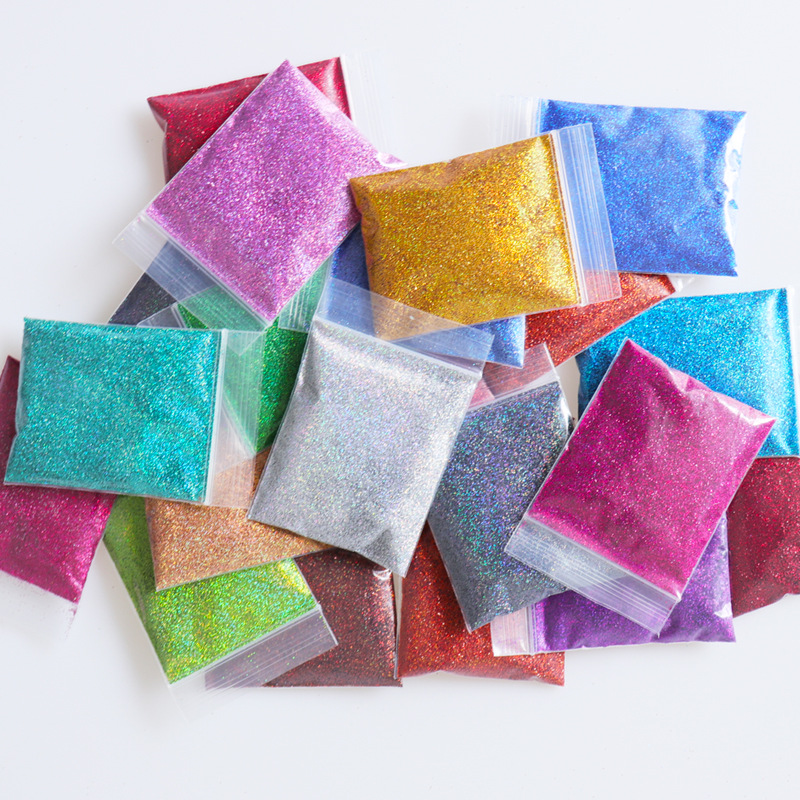 ผงกลิตเตอร์โฮโลแกรมละเอียด 10  - Resin Pigment Powder บทวิจารณ์และราคา