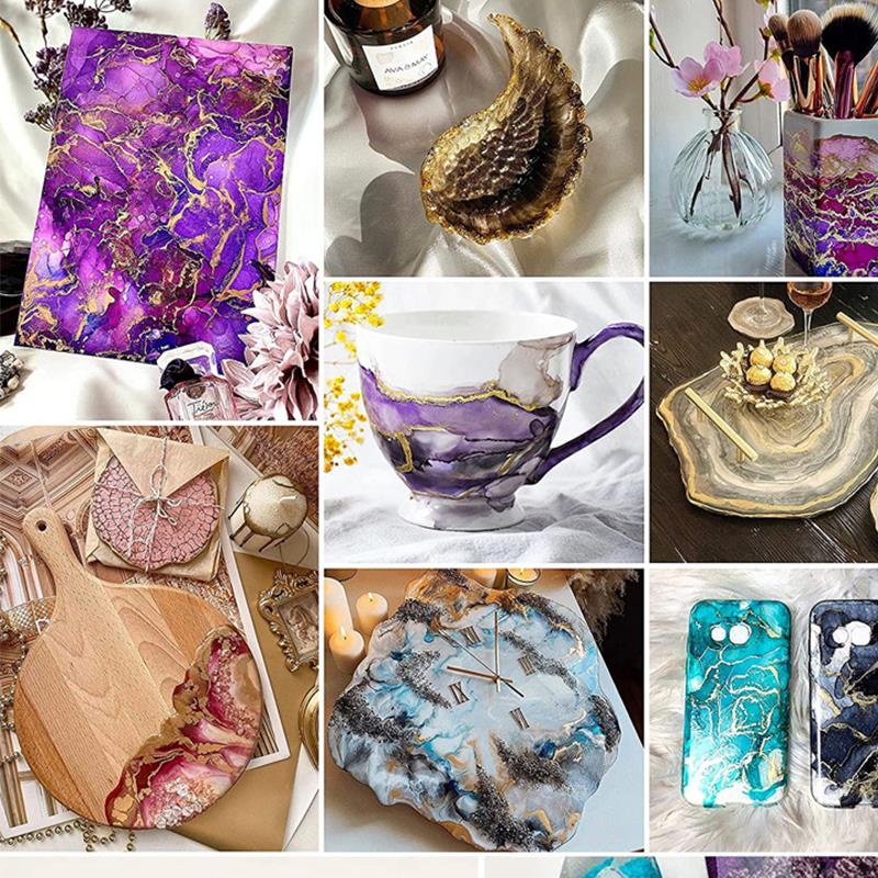 1 ชุดเรซิ่นPigment Kit Artหมึก - Resin Pigment Powder บทวิจารณ์และราคา