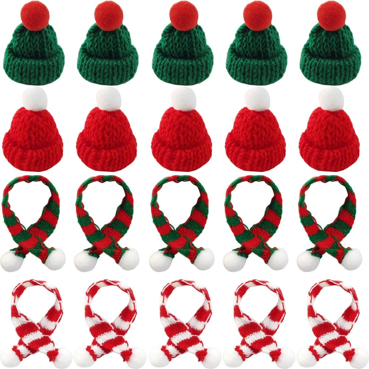 ชุดหมวกไหมพรมขนาดเล็ก 32 ชิ้น  - Art Craft Christmas Tree บทวิจารณ์และราคา