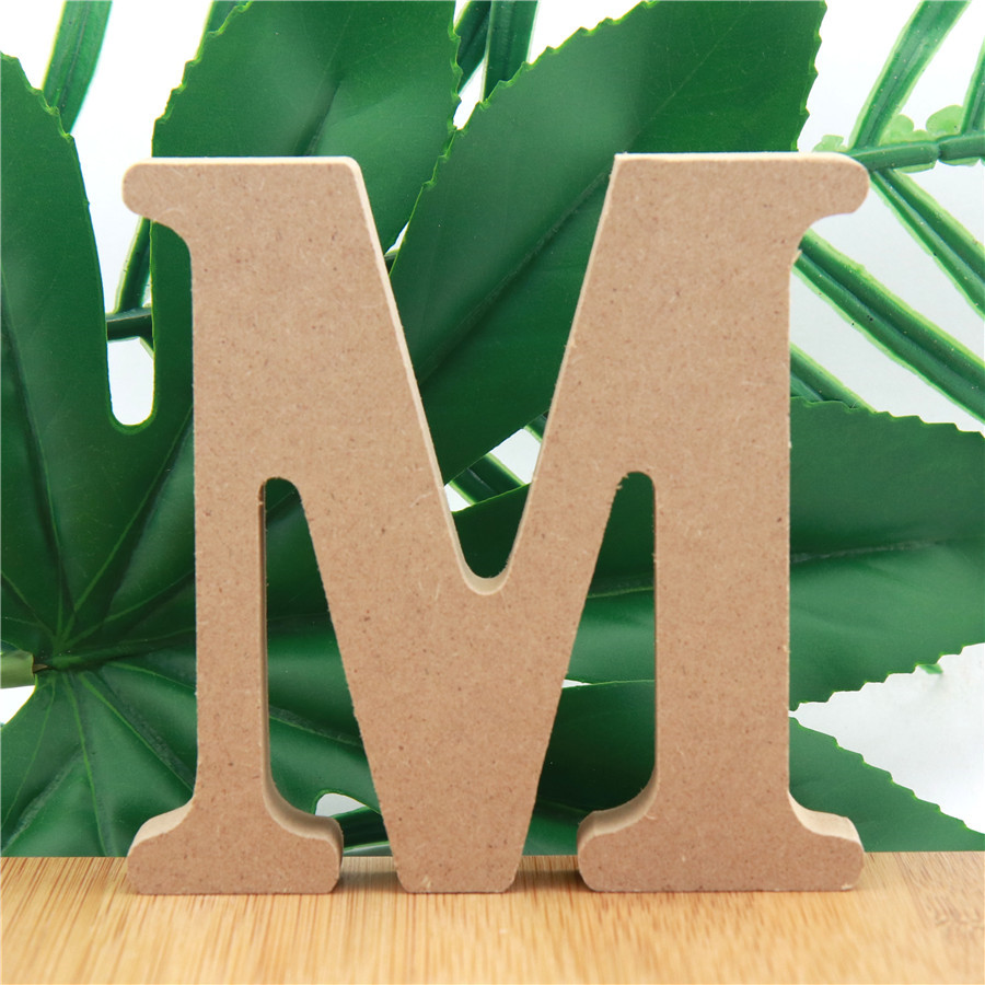 1ชิ้น10ซม. ไม้สีตัวอักษรไม้ตัว - Art Craft Letter A บทวิจารณ์และราคา