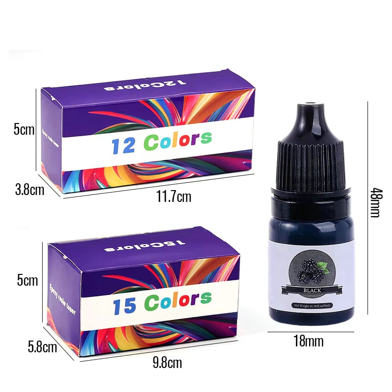 สีผสมเรซิ่นอีพ็อกซี่ 24 สีสดใส - Resin Pigment Powder บทวิจารณ์และราคา