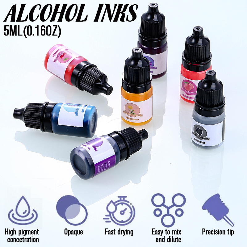 สีผสมเรซิ่นอีพ็อกซี่ 24 สีสดใส - Resin Pigment Powder บทวิจารณ์และราคา