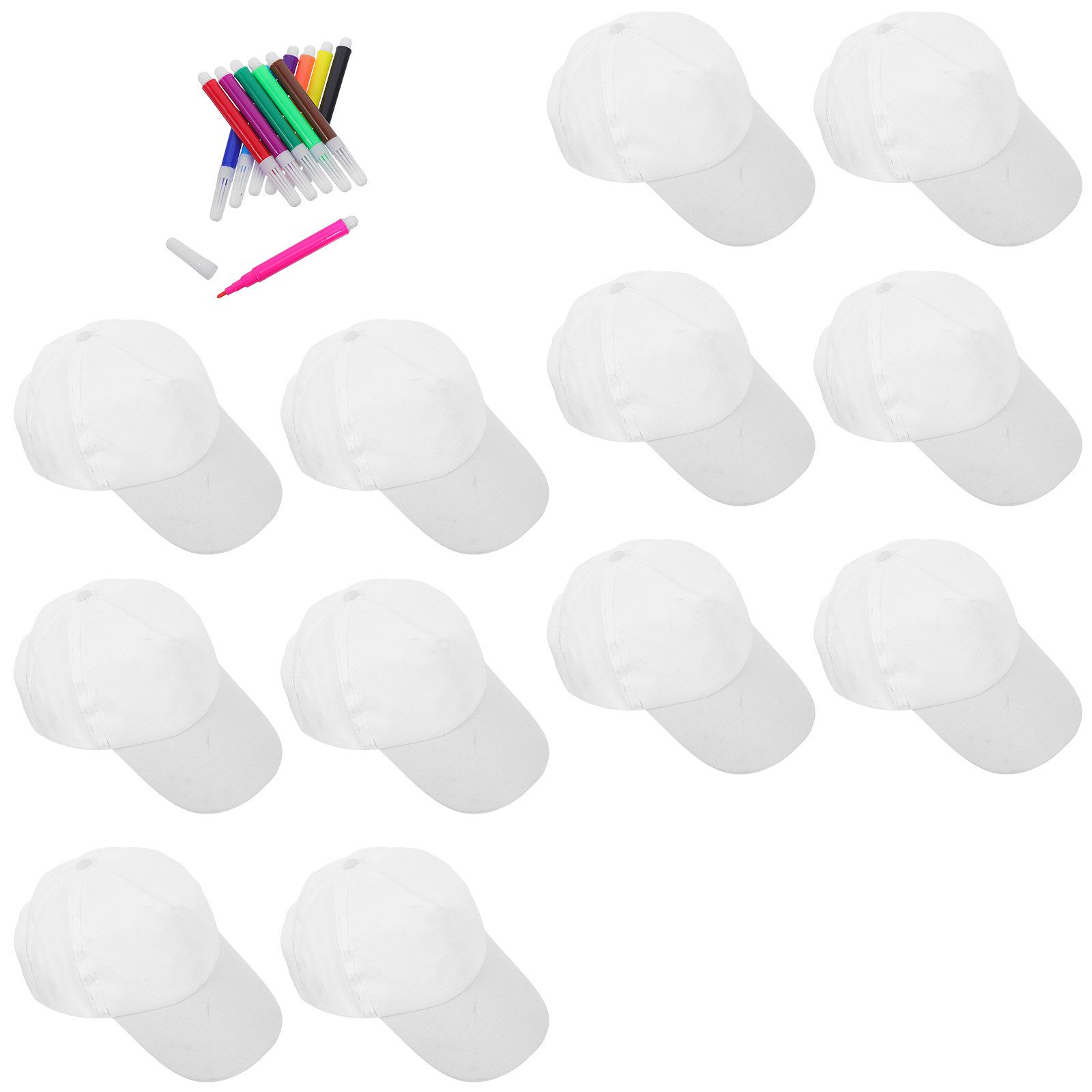 ชุดหมวกเบสบอลเด็กสีขาวล้วน หมว - Art Craft Kit บทวิจารณ์และราคา