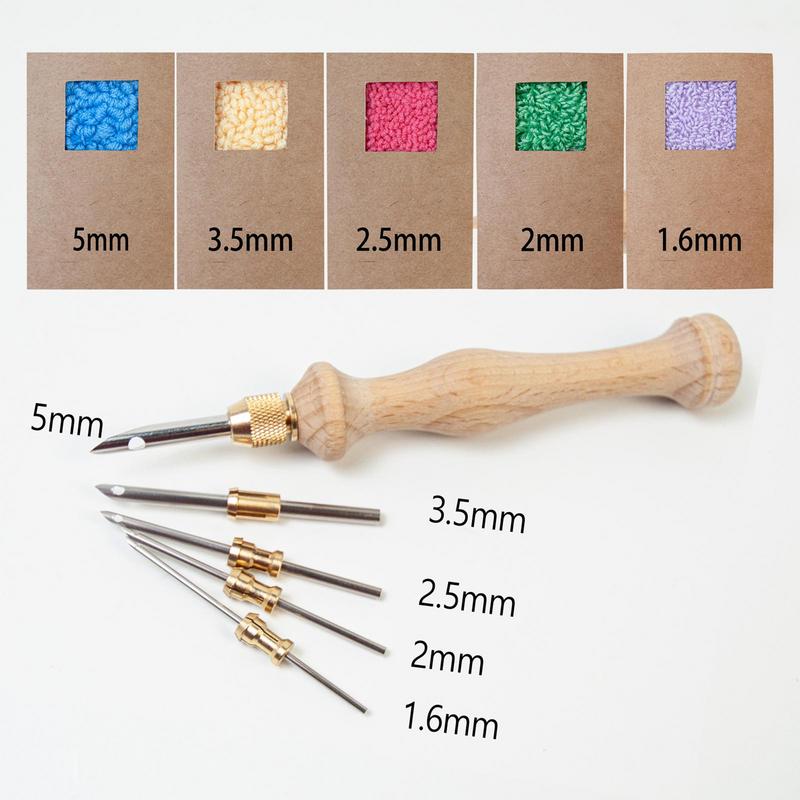 Punch เข็ม Magics เย็บปักถักร้ - Punch Needle Kit บทวิจารณ์และราคา