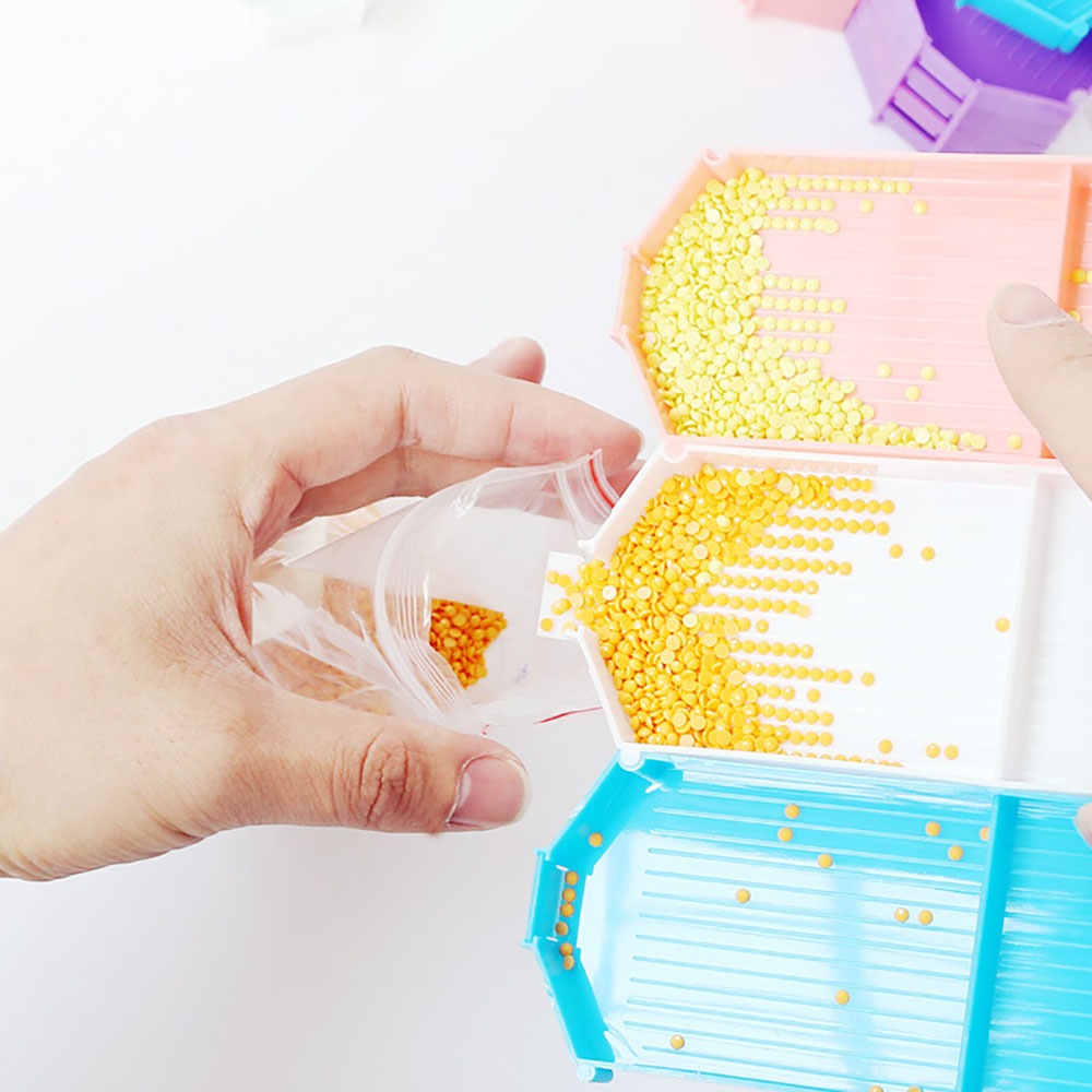 ชุดถาดใส่เพชร 5 มิติ หลากสีสัน - Diamond Painting Kit บทวิจารณ์และราคา