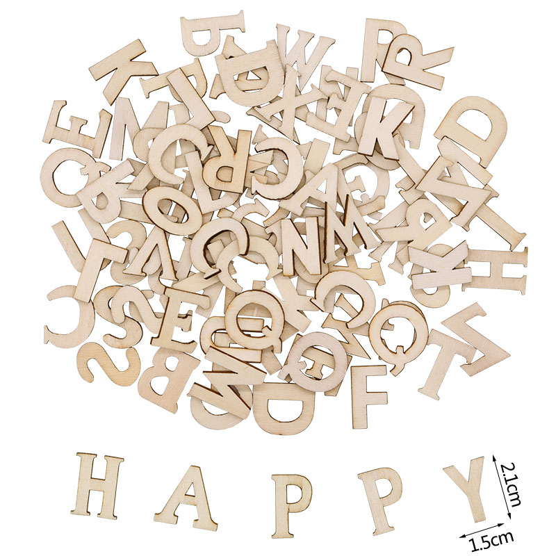 100 ชิ้นไม้ตัวอักษรภาษาอังกฤษต - Art Craft Letter A บทวิจารณ์และราคา