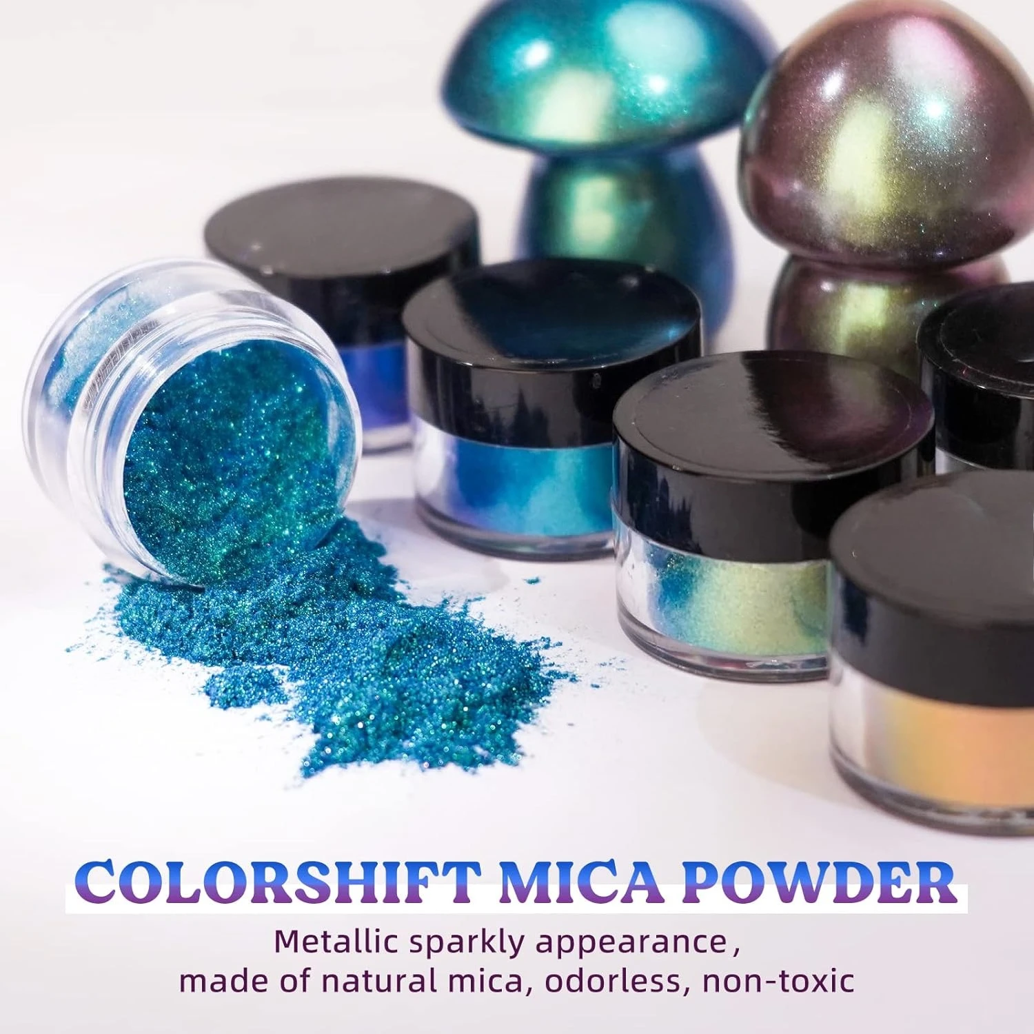 ผงไมก้าเปลี่ยนสี 18 สี: ผงเปลี - Resin Pigment Powder บทวิจารณ์และราคา
