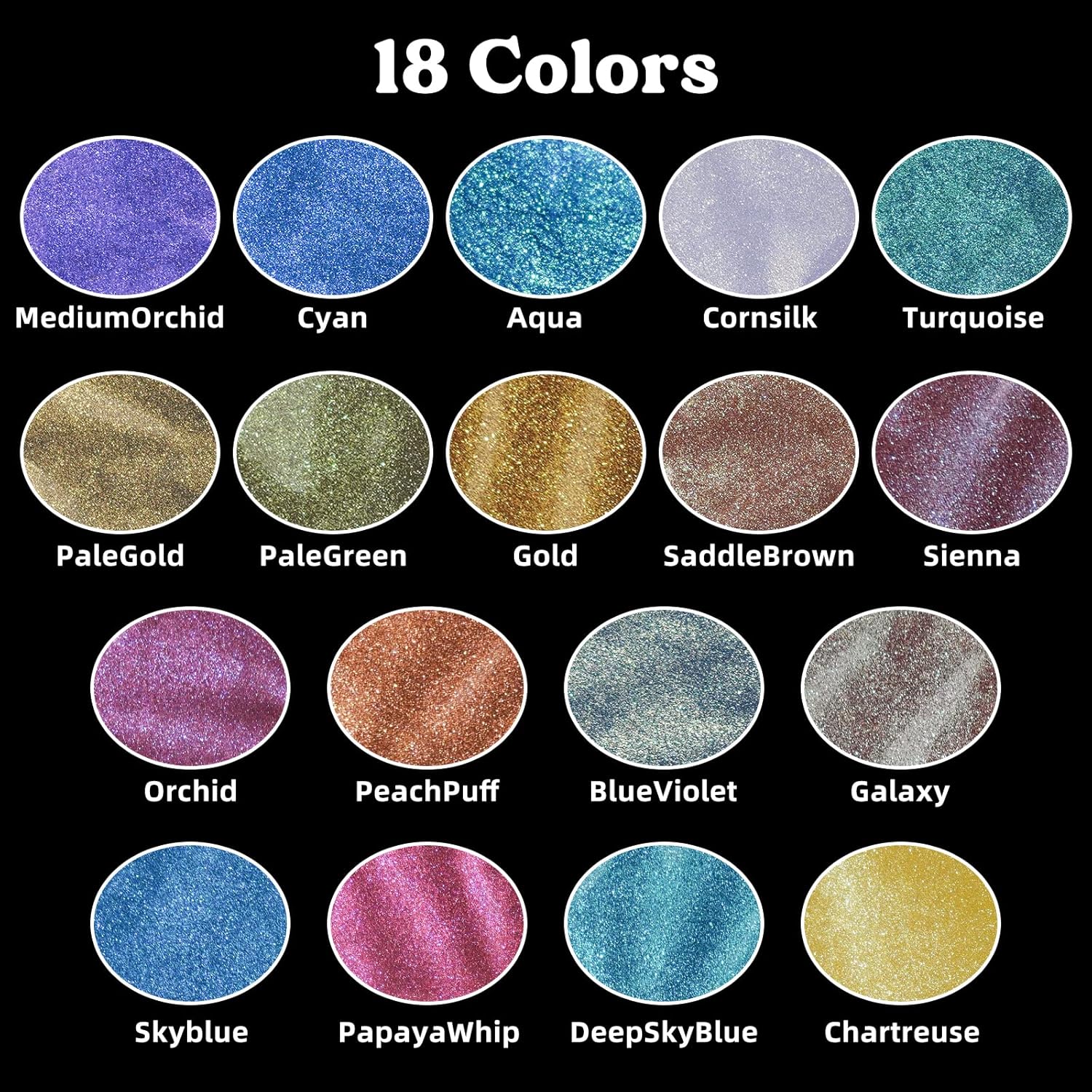 ผงไมก้าเปลี่ยนสี 18 สี: ผงเปลี - Resin Pigment Powder บทวิจารณ์และราคา