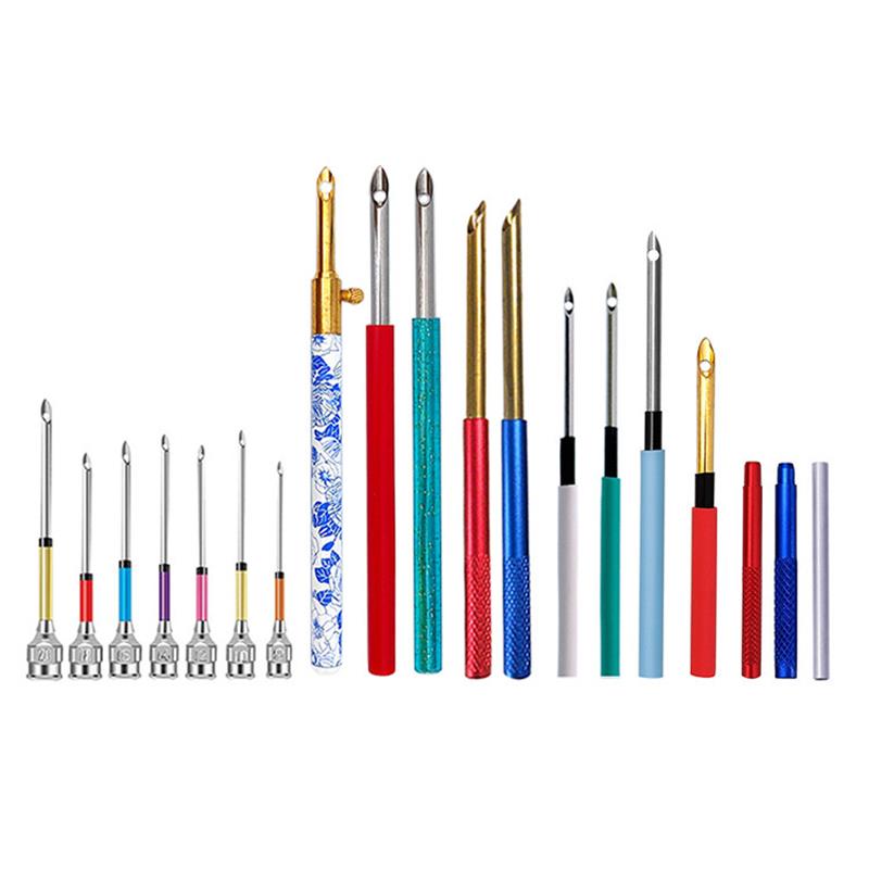 1-17Pcs Punch อุปกรณ์เข็มชุดเย - Punch Needle Kit บทวิจารณ์และราคา