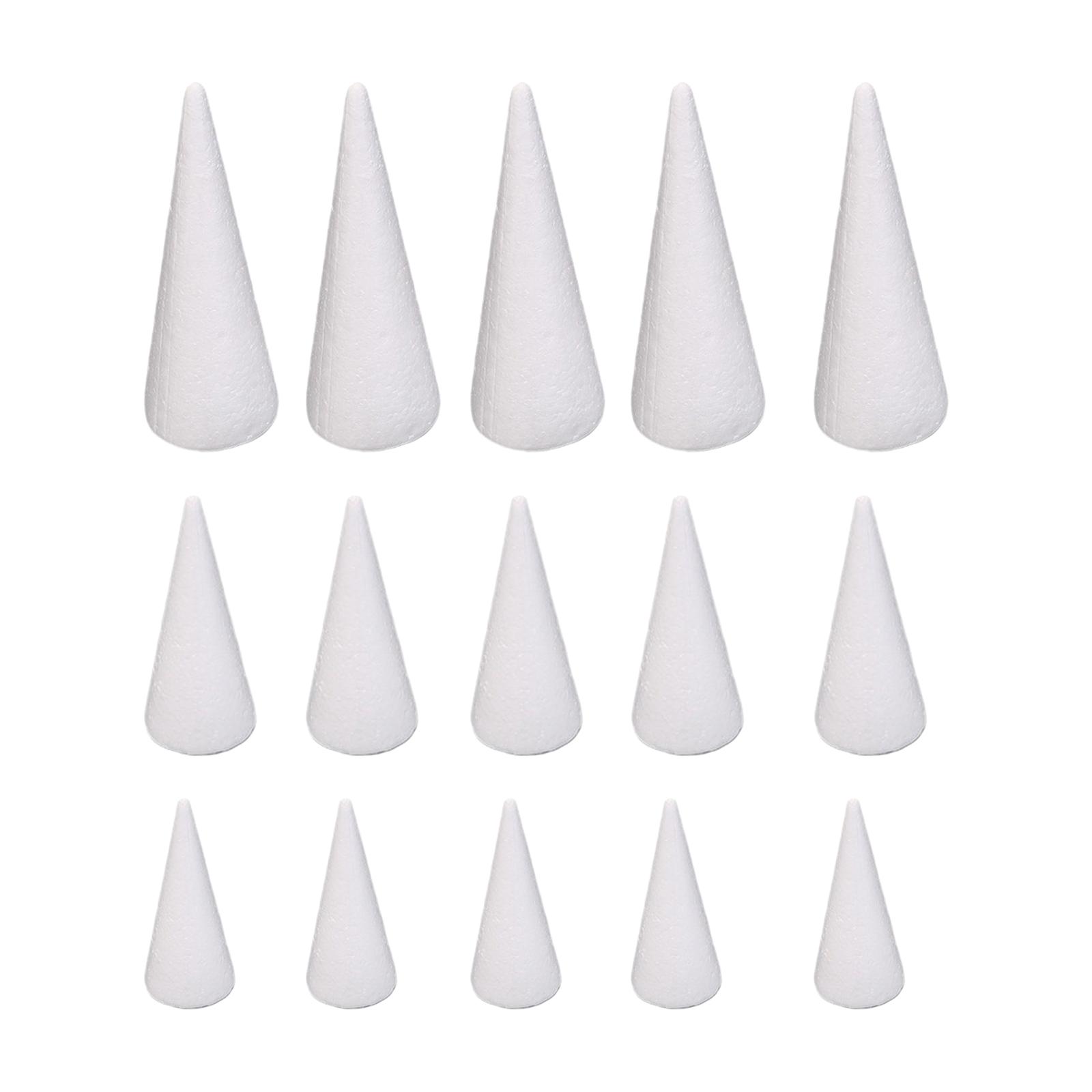 กรวยโฟมงานฝีมือ 15 ชิ้น สีขาว  - Art Craft Christmas Tree บทวิจารณ์และราคา
