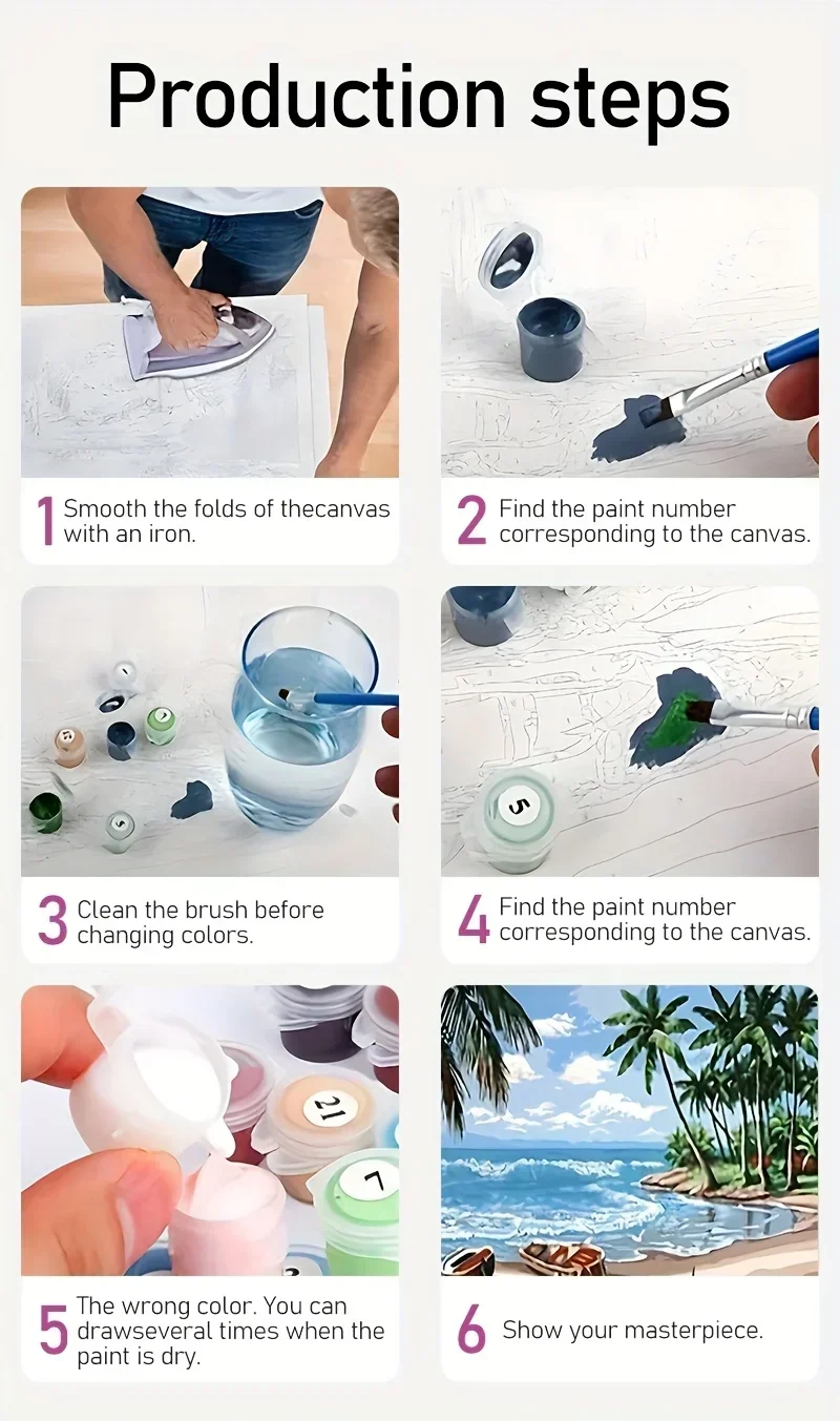 ชุดภาพวาดระบายสีตามตัวเลขบนผ้า - Art Craft Letter A บทวิจารณ์และราคา