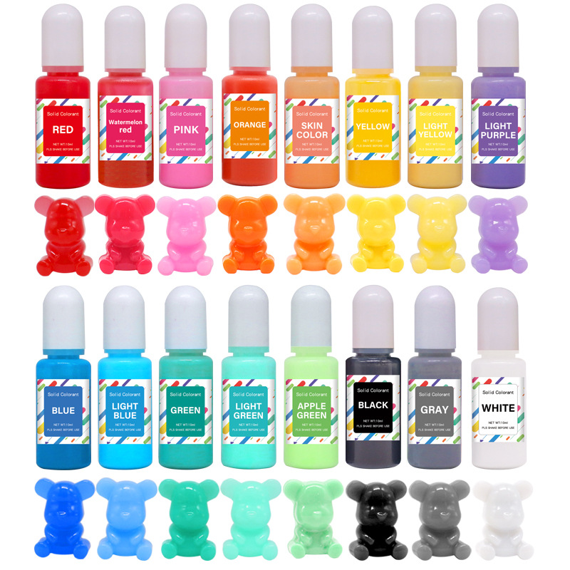 ชุดสีผสมเรซิ่นอีพ็อกซี่ DIY สำ - Resin Pigment Powder บทวิจารณ์และราคา