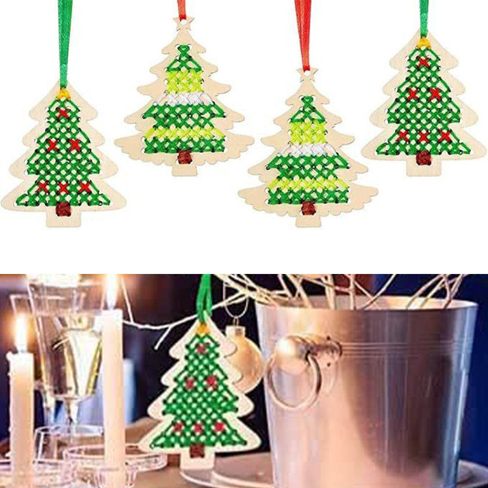 ชุดตกแต่งคริสต์มาสแบบปักครอสสต - Art Craft Christmas Tree บทวิจารณ์และราคา