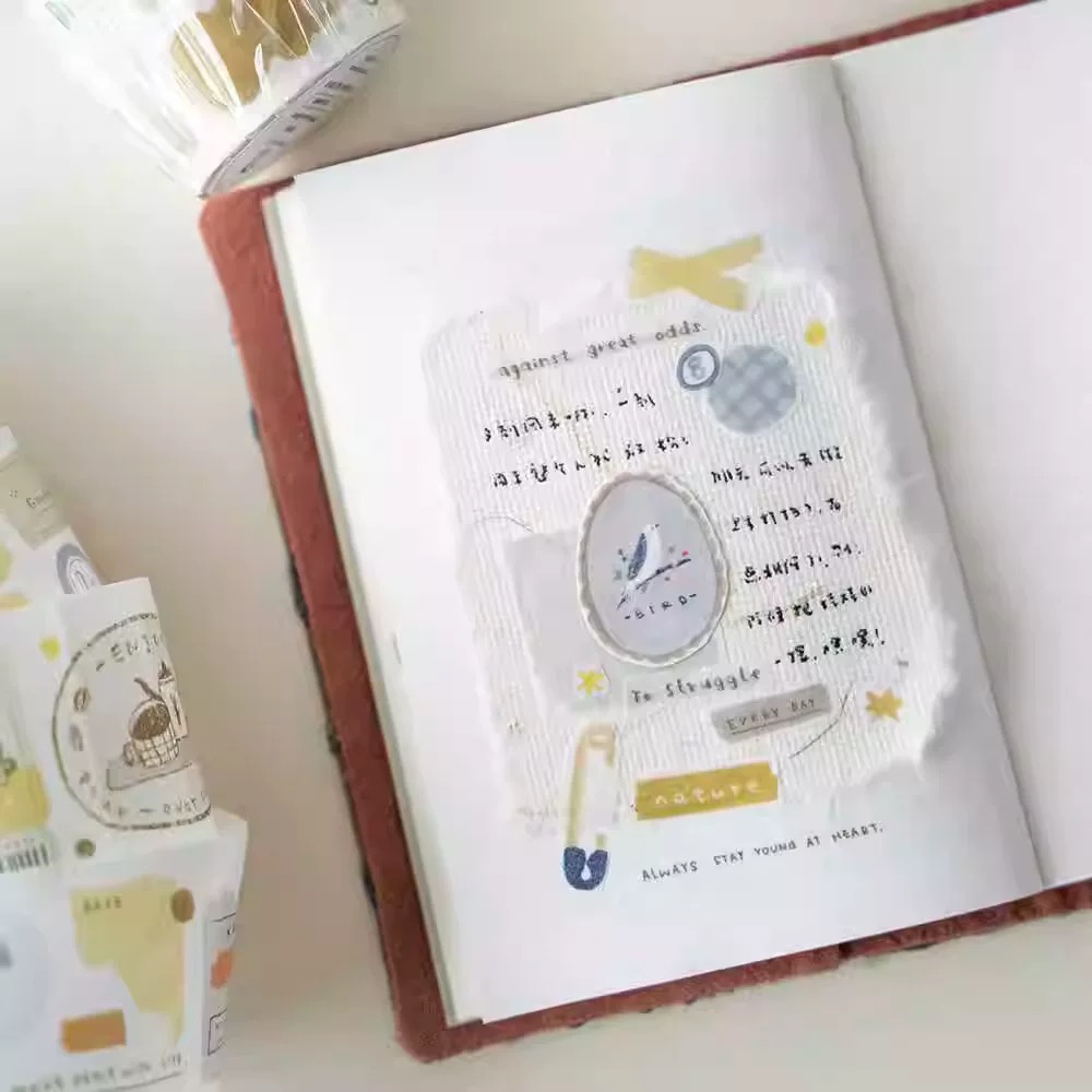 สตูดิโอสีส้ม Vintage Retro หมา - Washi Tape Rolls บทวิจารณ์และราคา