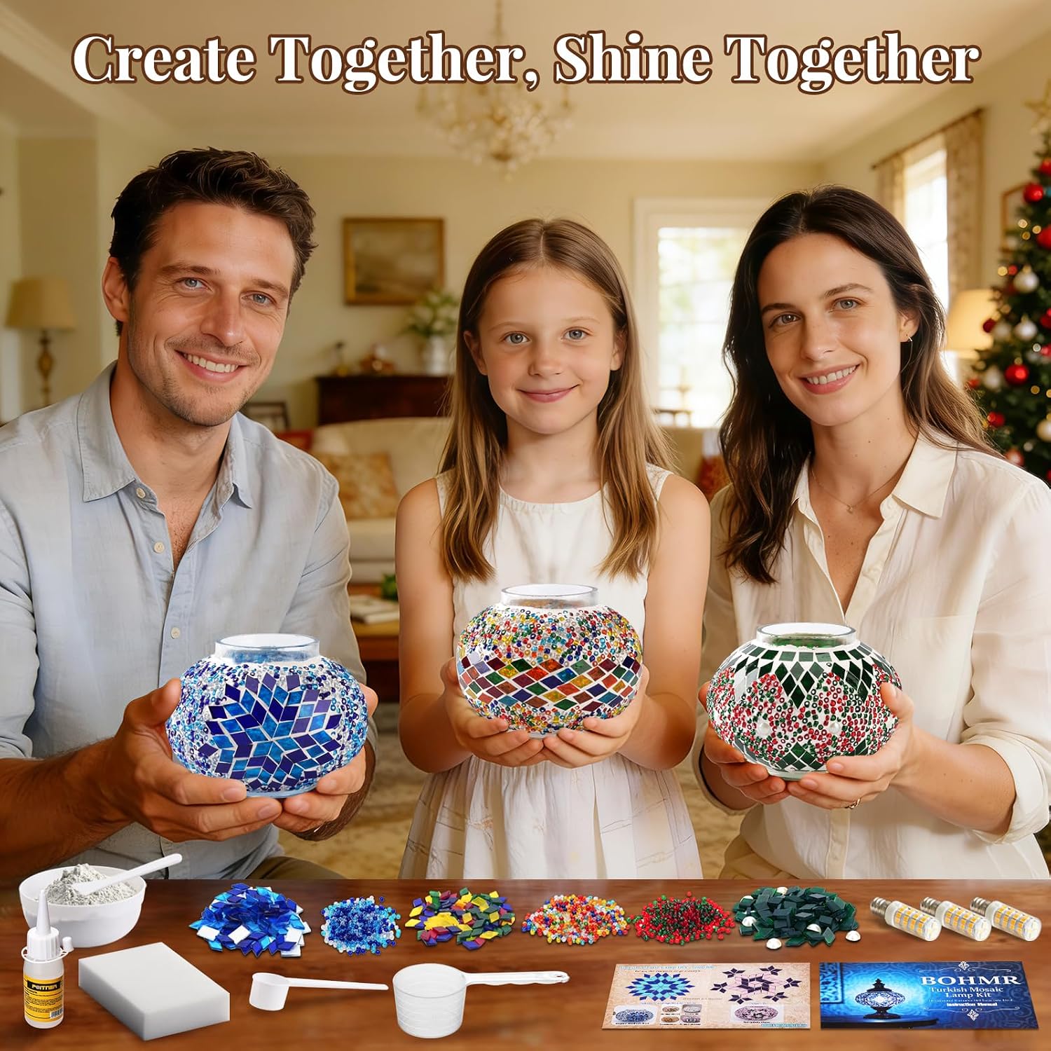 ชุดทำโคมไฟโมเสคแบบตุรกี 3 ทรงก - Art Craft Kit บทวิจารณ์และราคา