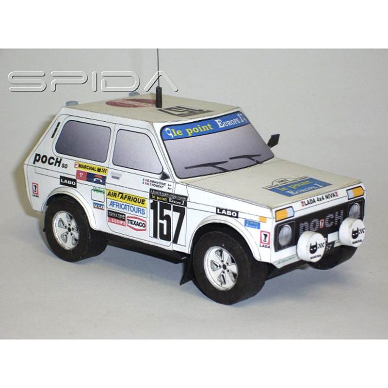Lada Niva 1983 4X4 1:32 Dakar  - Art Craft Cardboard บทวิจารณ์และราคา
