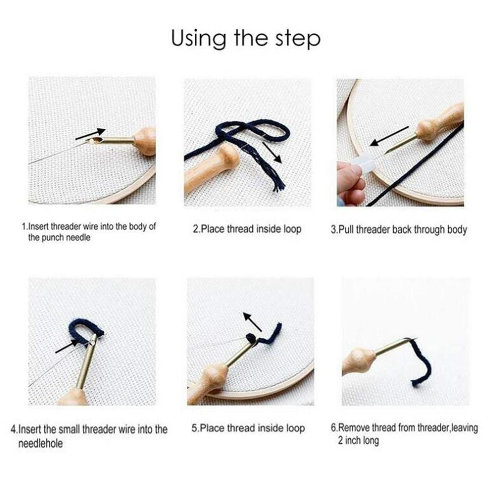 ชุดอุปกรณ์ปักผ้าด้วยเข็มเจาะพร - Punch Needle Kit บทวิจารณ์และราคา
