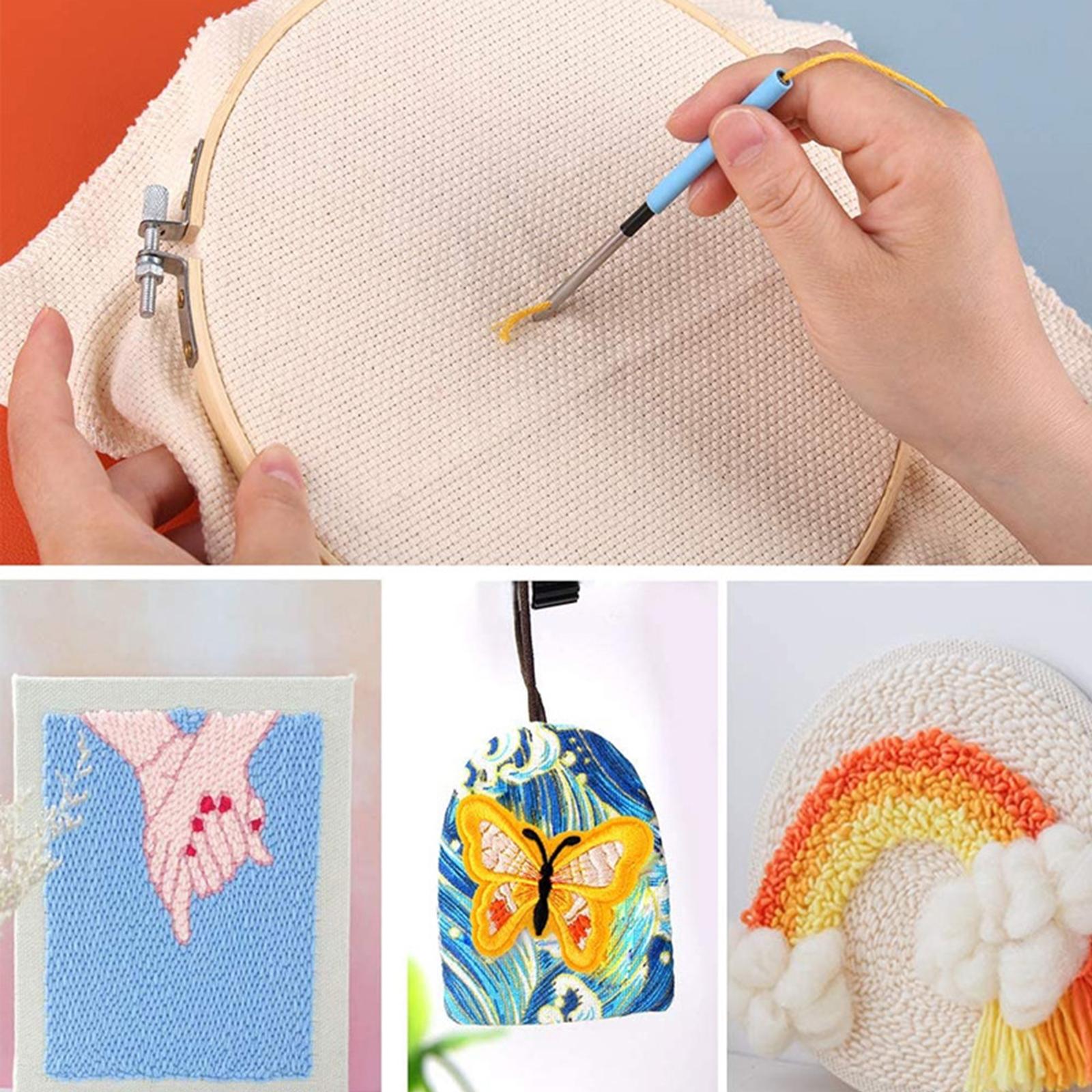 ชุดอุปกรณ์ปักผ้าด้วยเข็มเจาะพร - Punch Needle Kit บทวิจารณ์และราคา