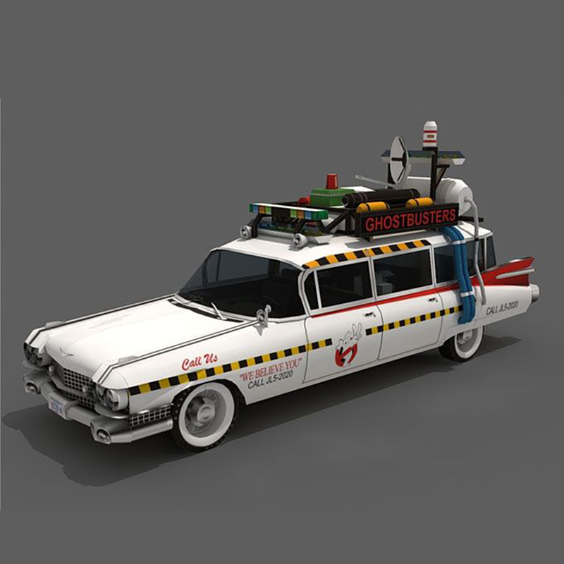Ghostbusters รถ Ecto-1A 1:20 O - Art Craft Cardboard บทวิจารณ์และราคา
