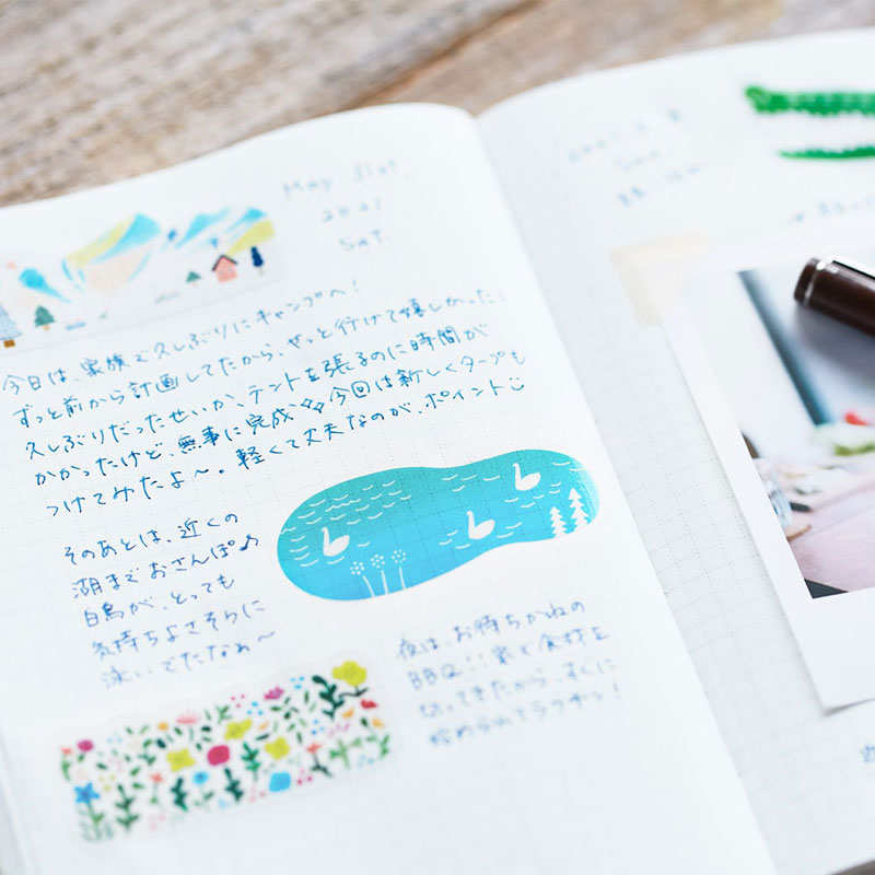 Japan kitta เทปกระดาษวาชิขนาดเ - Washi Tape Rolls บทวิจารณ์และราคา