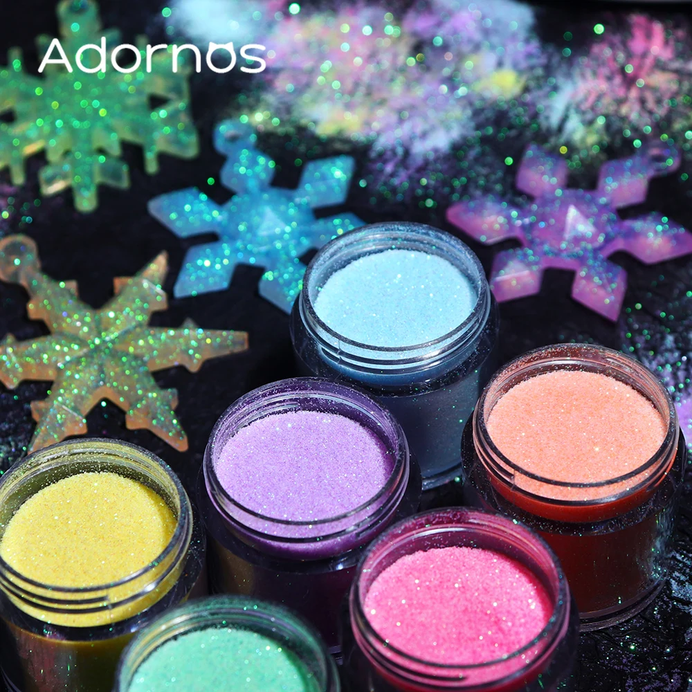 สีรุ้ง Glitter น้ําตาลผงอีพ็อก - Resin Pigment Powder บทวิจารณ์และราคา