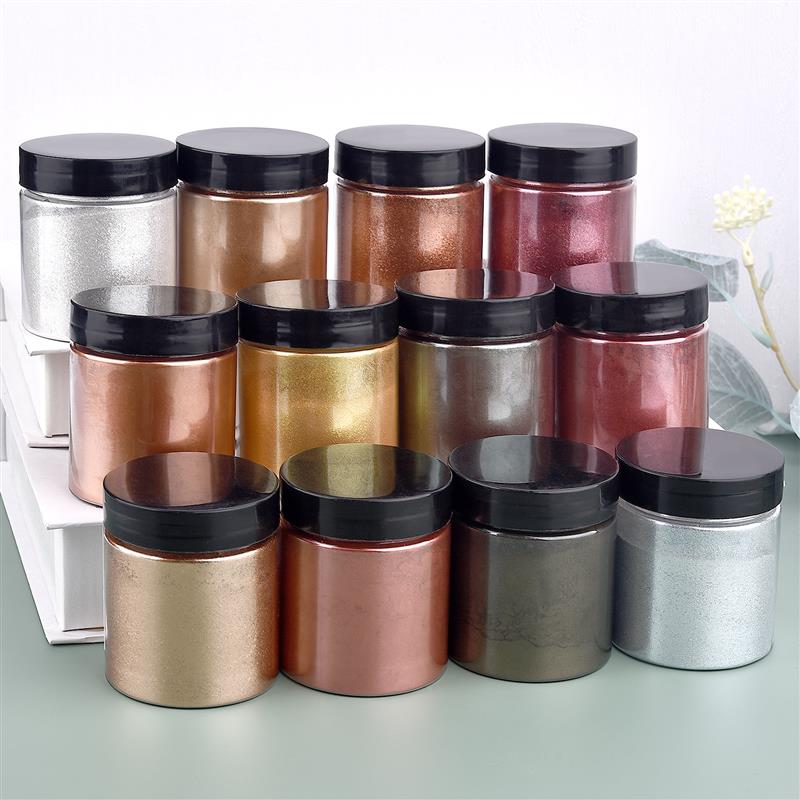 เม็ดสีเงินประกายเมทัลลิก50กรัม - Resin Pigment Powder บทวิจารณ์และราคา