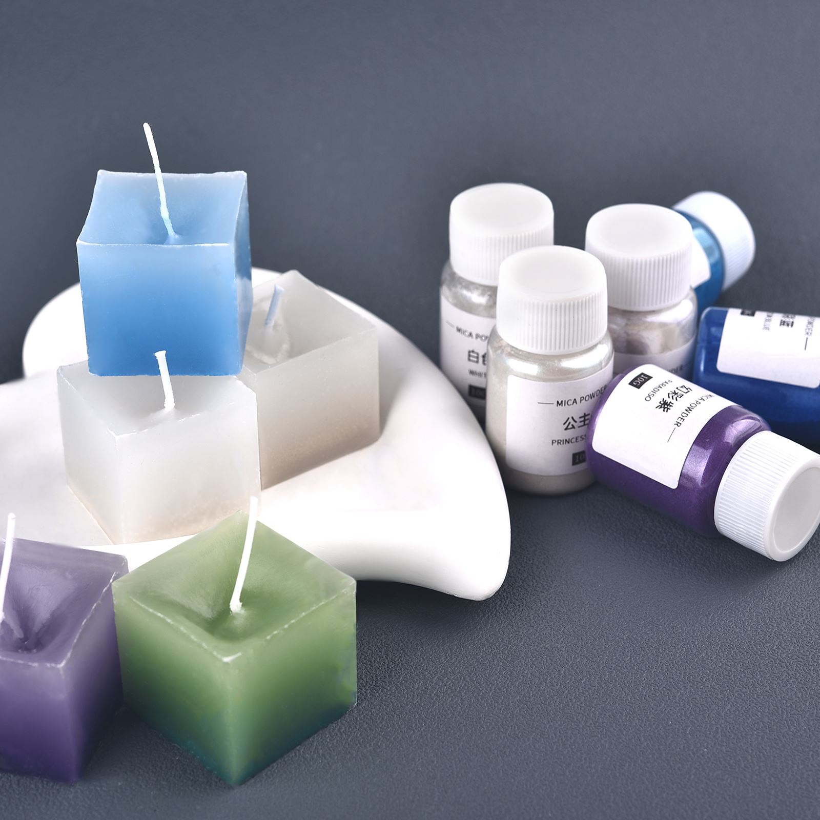 10กรัมผงสีประกายมุกผงเรซินสีย้ - Resin Pigment Powder บทวิจารณ์และราคา