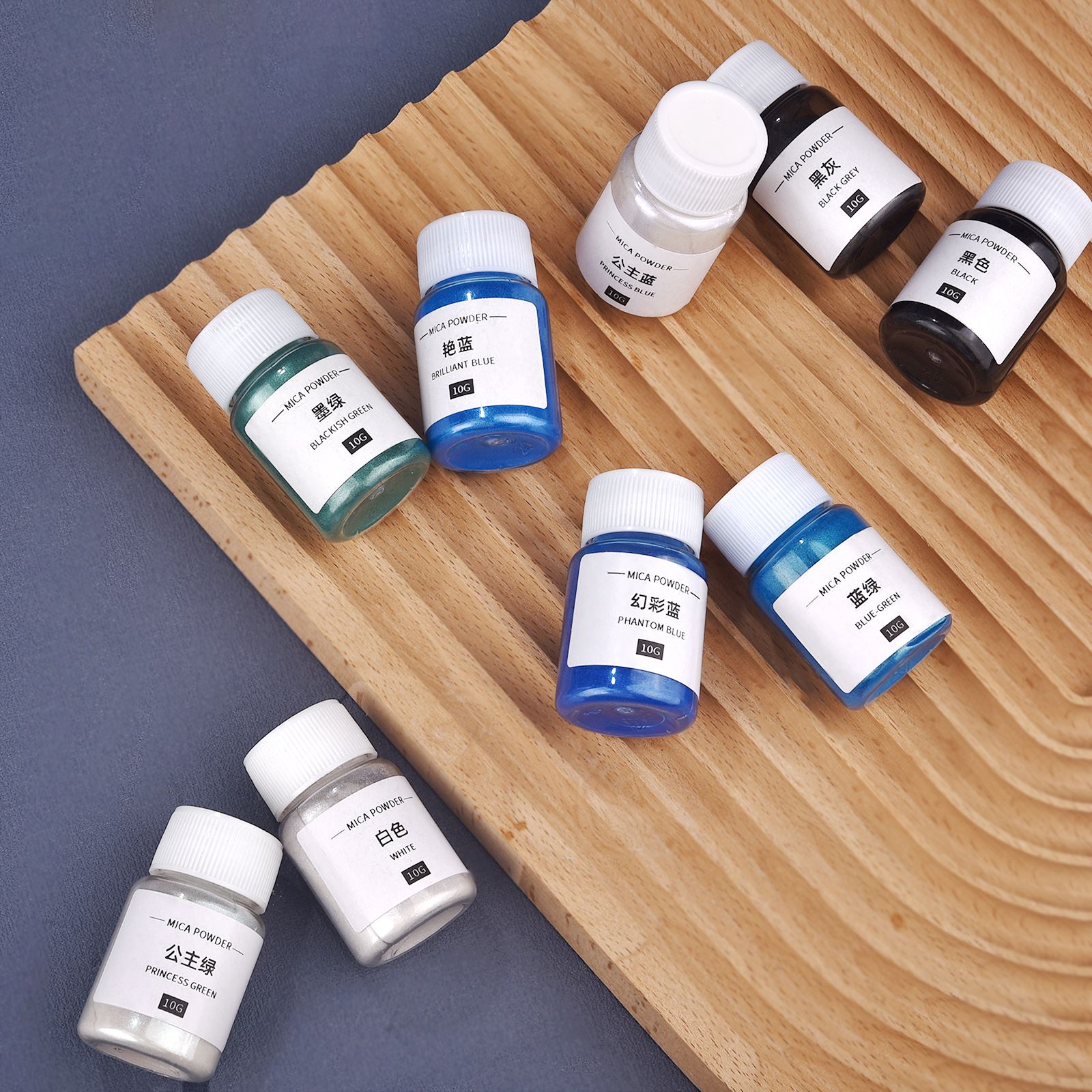 10กรัมผงสีประกายมุกผงเรซินสีย้ - Resin Pigment Powder บทวิจารณ์และราคา