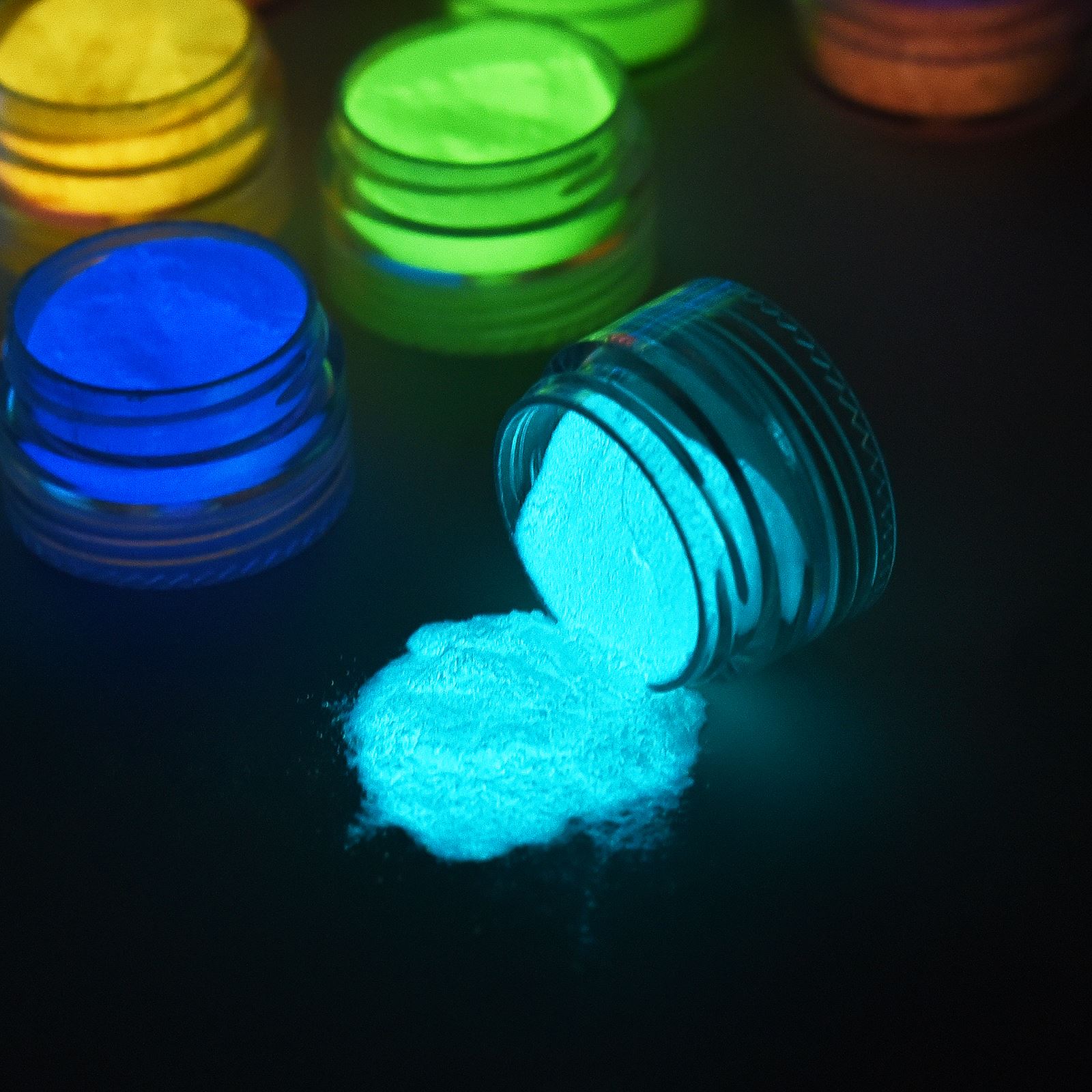 ผงเรซิ่นเรืองแสง 6 สี/ชุด ผงเร - Resin Pigment Powder บทวิจารณ์และราคา