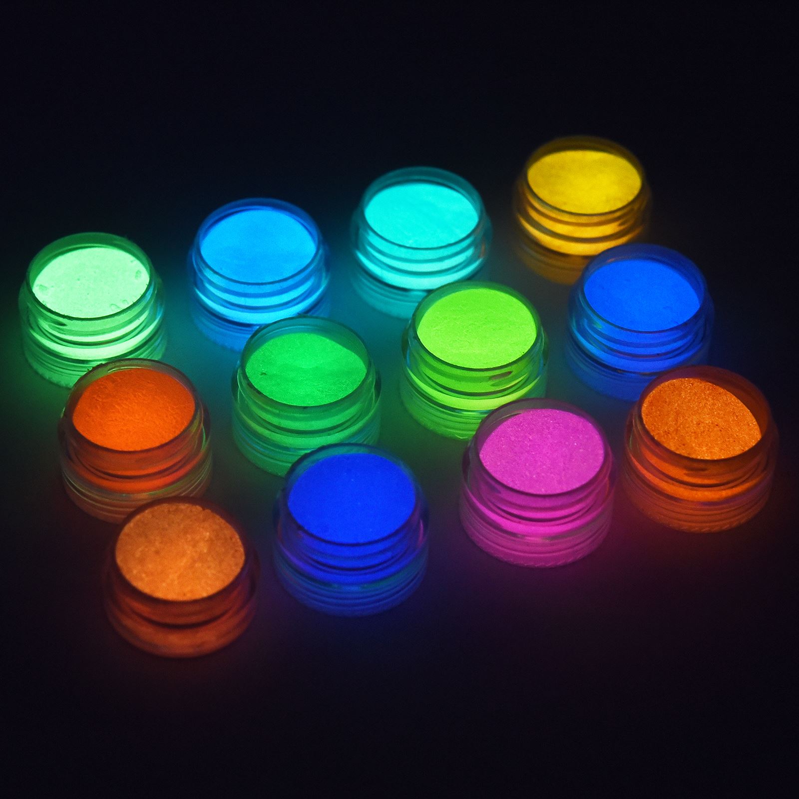 ผงเรซิ่นเรืองแสง 6 สี/ชุด ผงเร - Resin Pigment Powder บทวิจารณ์และราคา
