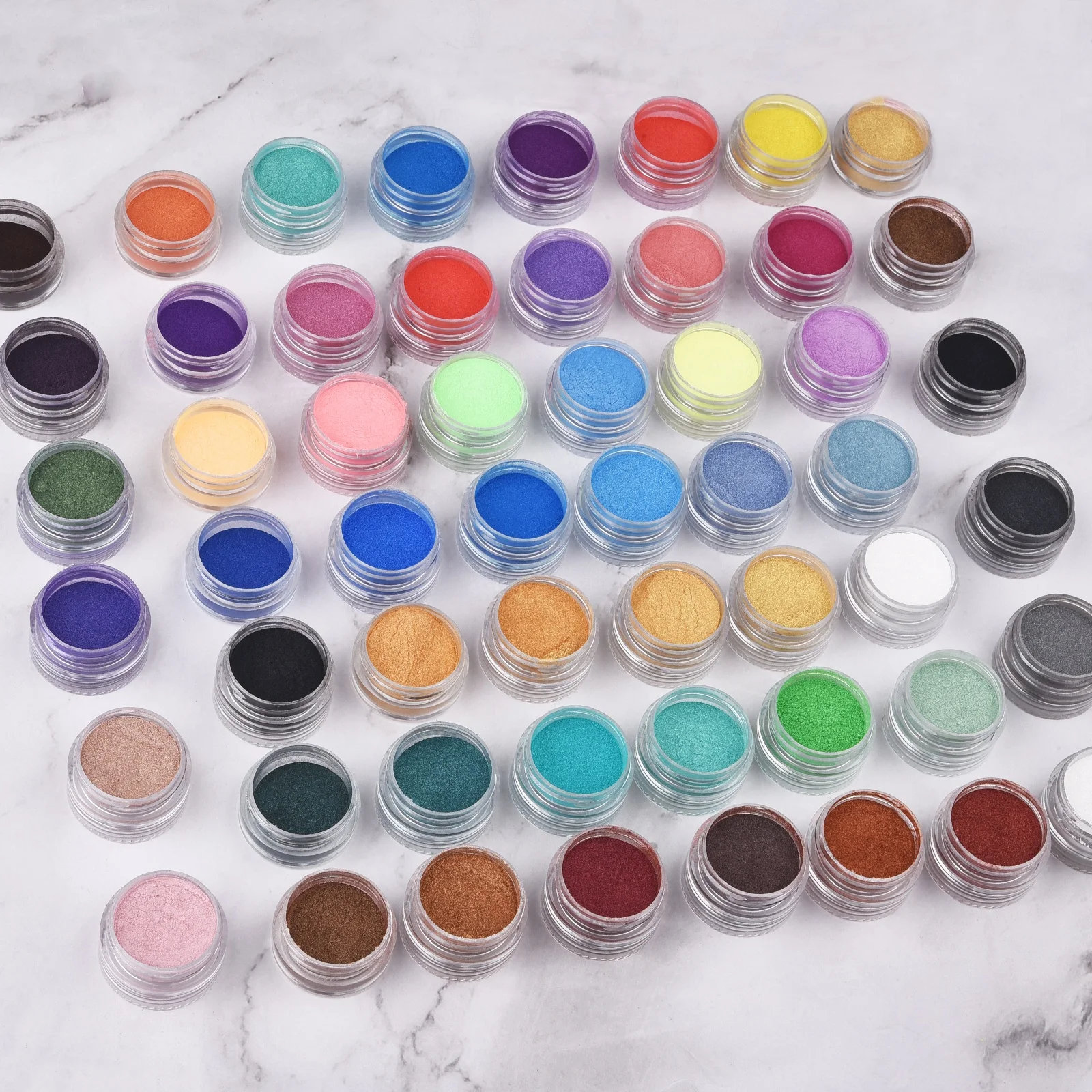 6 สี/ชุดผงไข่มุกเรซิ่นสี NATUR - Resin Pigment Powder บทวิจารณ์และราคา